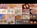 Gold earrings tops designs for daily use/2 gram gold earrings designs/Gold stud earrings design 2026