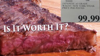 $100 Per Pound Costco Japanese Wagyu Steak Is It Worth It?