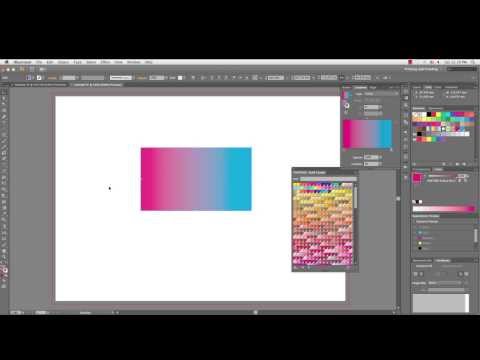 How to make Pantone Gradient in Adobe Illustrator