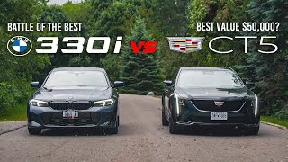 BMW 330i M Sport vs Cadillac CT5 Sport // Which is the Best Luxury Sports Sedan for $50K
