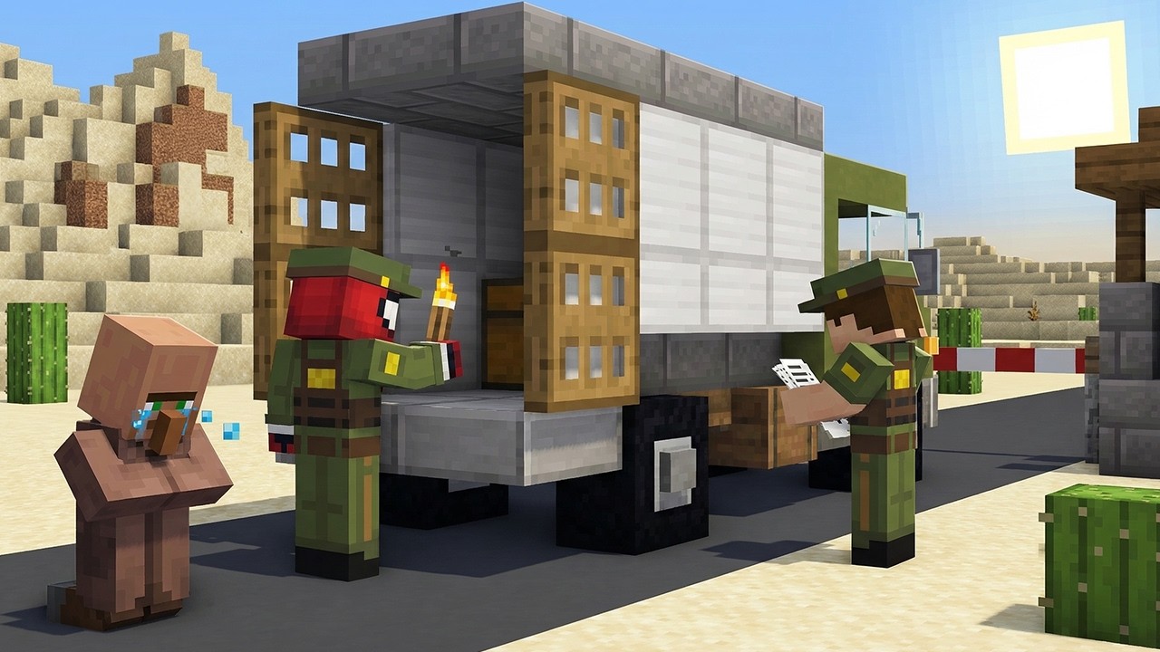 Ferited Gümrük Kontrolü Yaptı (Minecraft)