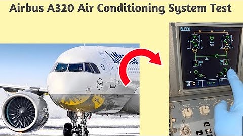 This is how we do the Airbus A320 Air Conditioning System Test via MCDU