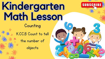 Kindergarten Math Warm-Up Mini Lesson K.CC.B Count to tell the number of objects Educational Video