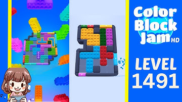 Color Block Jam Level 1491 Solution Walkthrough