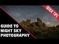 Canon quick tips guide to night sky photography