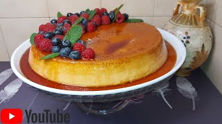 كريم كراميل بالجبن لذيذ وبطريقة ساهلة  flan