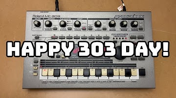 Happy 303 day! Roland MC-303 Groovebox from the 90s