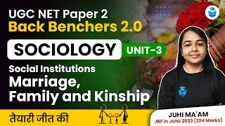 UGC NET Sociology | Unit 3 Social Institutions Marriage, Family & Kinship | UGC NET Dec 2023 JRFAdda screenshot 4