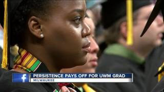 Persistence pays off for UWM grad