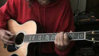 Video thumbnail of "My Grandfather's Clock guitar"