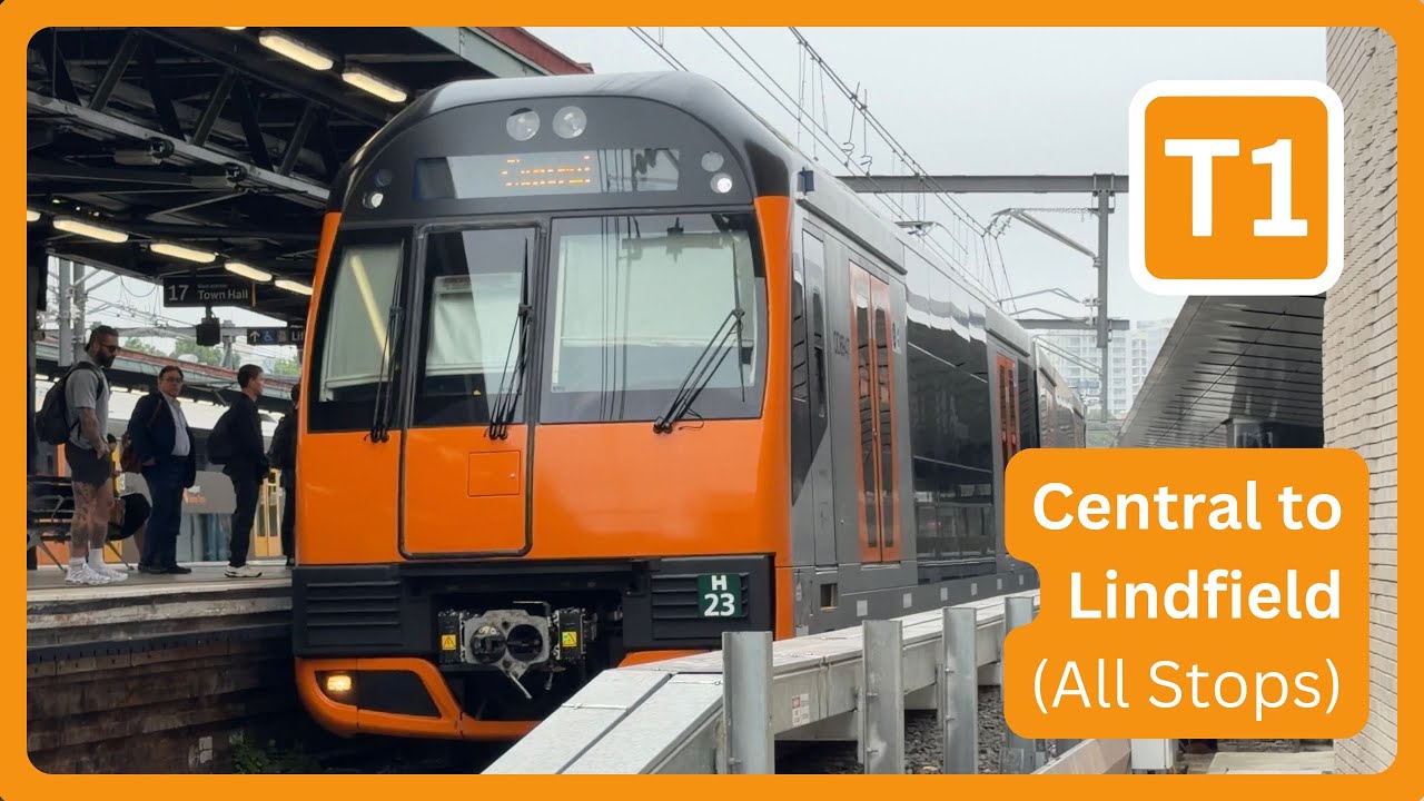 Sydney Trains H Set Ride - Central to Lindfield - T1 Richmond Line