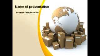 Packages PowerPoint Template by PoweredTemplate.com