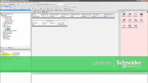 Configuring Security Settings in Vijeo Design