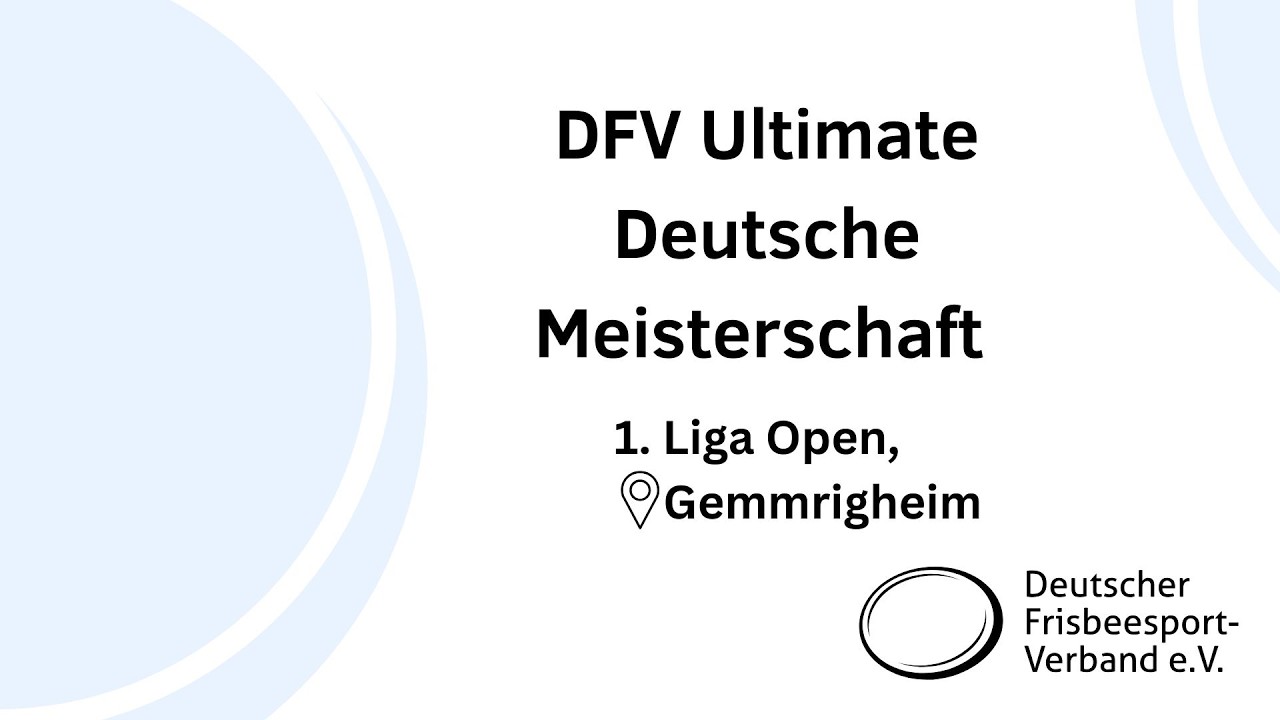 Open-DM 2026 | Finale: Unterföhring - Eppelheim