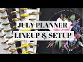 JULY 2021 PLANNER LINE UP AND SETUP | The Happy Planner