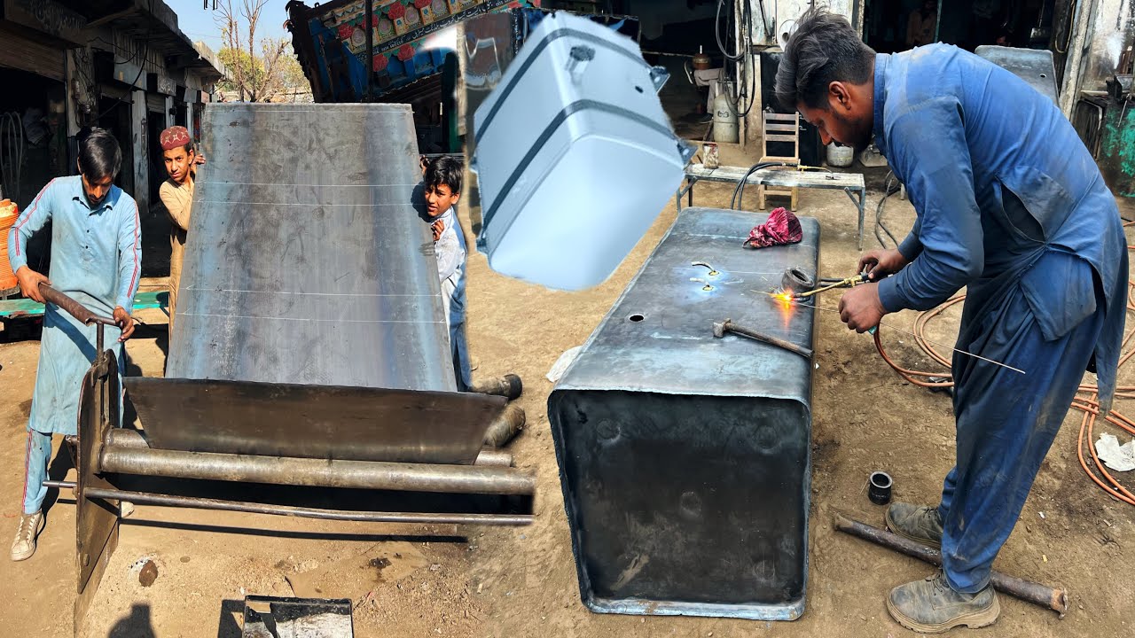 How Dumper Truck Aluminium Fuel Tank 400 Litre are Manufacturing in Factory process