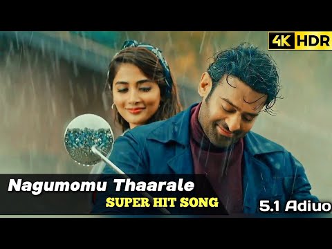 Nagumomu Thaarale Full Video Song (4k) Upscaled | | Radhe Shyam Movie Song | Prabha , Pooja