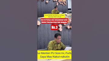 Sore ini Purbaya akan menyambangi kantor Menteri Pekerjaan Umum Dody Hanggodo.