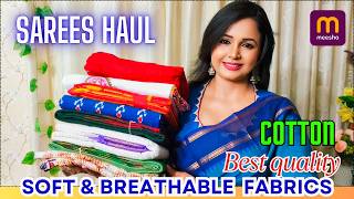Cotton saree f, office or Daily wear collection of women's /Meesho Saree for screenshot 1