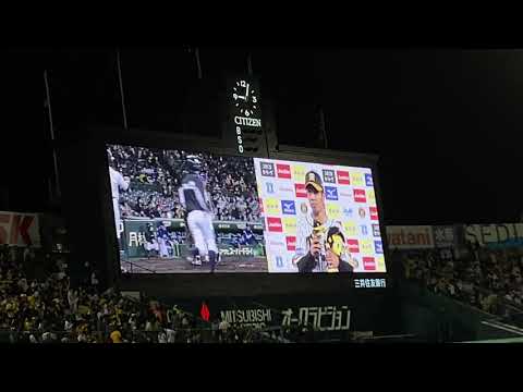 阪神タイガース本日のヒーローインタビュー 島田海吏選手のインタビュー 2021年10月21日