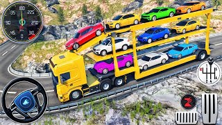 Cars Transporter Truck Driving Simulator - Cargo Transport Multistory Vehicle - Android GamePlay