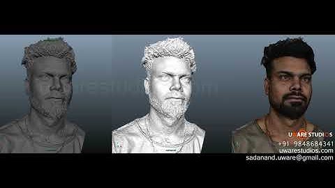 uwarestudios - 3D Scan - Face