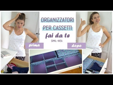 Video: Come Realizzare Un Divisorio Per Cassetti