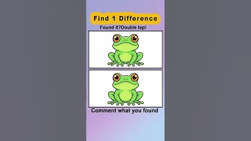Only 5% of people can find the difference🐸