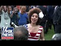 Watch Joy Villa's verbal battle with media at the White House