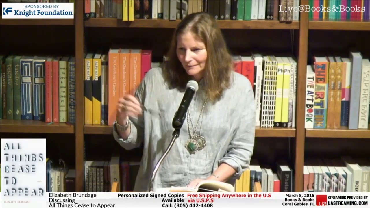Elizabeth Brundage All Things Cease to Appear YouTube