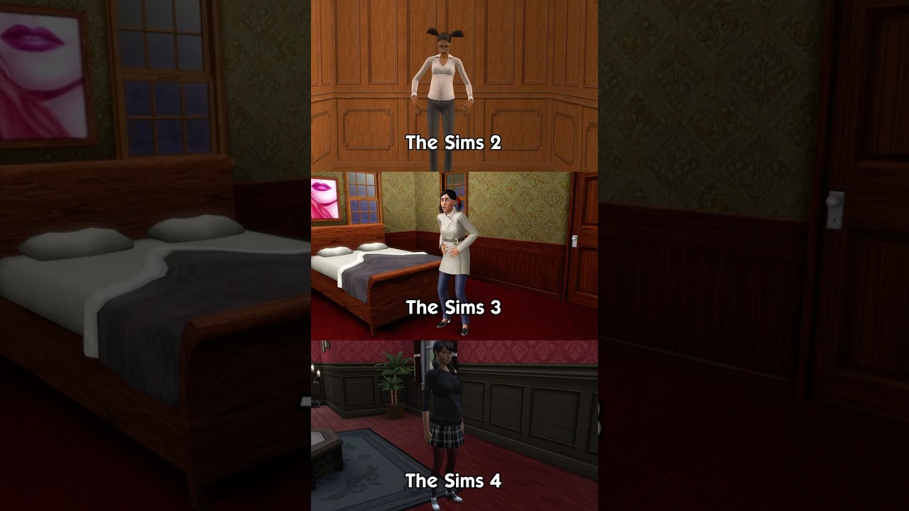 Сравнение анимаций в The Sims 2, 3 и 4: Рождение ребенка 