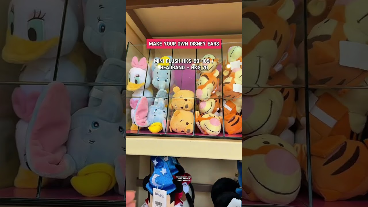 Disney ear prices in Hong Kong Disneyland 