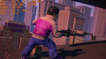 Saints Row The Third :  PC  gameplay AMD dual core  A6 5400k    720p   HD 5570 1gb