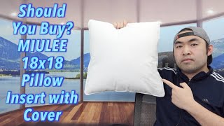 Should You Buy? MIULEE 18x18 Pillow Insert with Cover