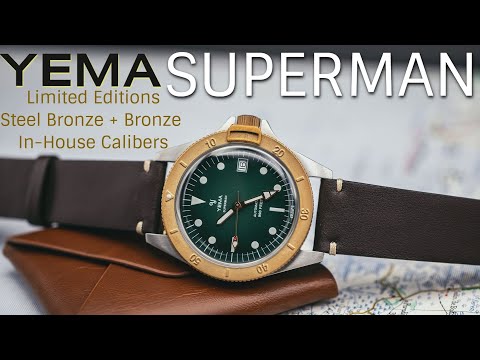 YEMA New Kickstarter Limited Editions - Automatic In House Movements Full Bronze and Steel Bronze