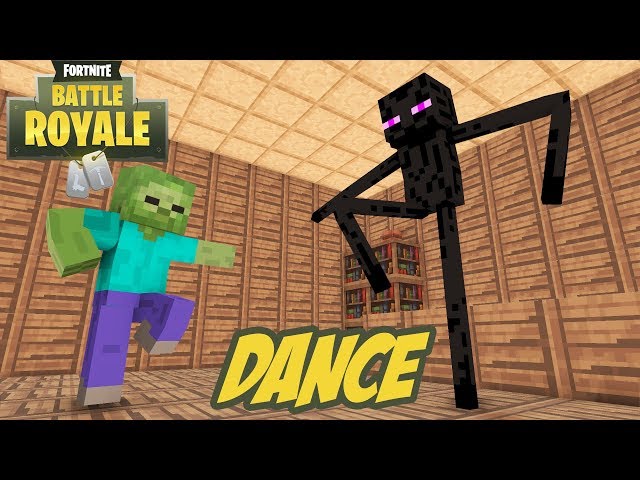 Monster School : Fortnite Dance Challenge - Minecraft 