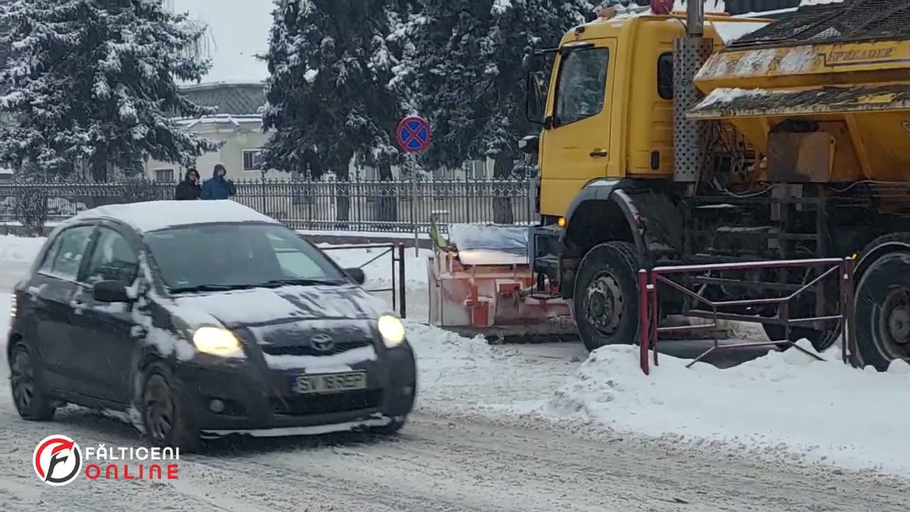Dimineaţă de iarnă la Fălticeni -18 februarie 2026