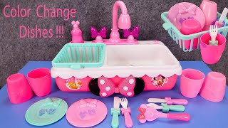 12 Minutes Satisfying with Unboxing Disney Minnie Mouse Kitchen Cooking Toys| Real Working Sink ASMR