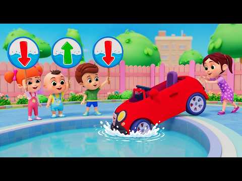 Sink or Float? 🌊 German Kids Songs & Learning Cartoon! 🎵 Baby Berry