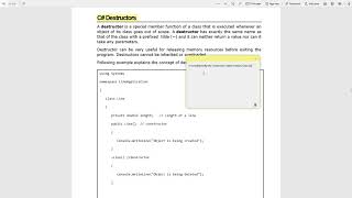 EP3 6 C# Net Class Doc Deconstructor