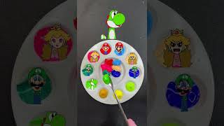 Sprunki OC Colour Mixing Battle Princess Peach | Super Mario #satisfying #art #colourmixing #colors