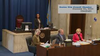 Boston City Council Meeting on January 24, 2018