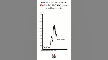 POV: You invested $500 in Bittensor, an AI crypto project in 2023 #tao #bittensor #crypto
