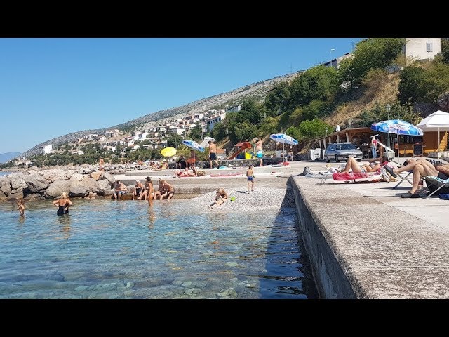 Camping and beach Skver Senj - Skver kamp i plaa - YouTube