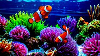 The Best 4K Aquarium - Dive Into The Mesmerizing Underwater Realm, Sea Jellyfish, Coral Reefs.
