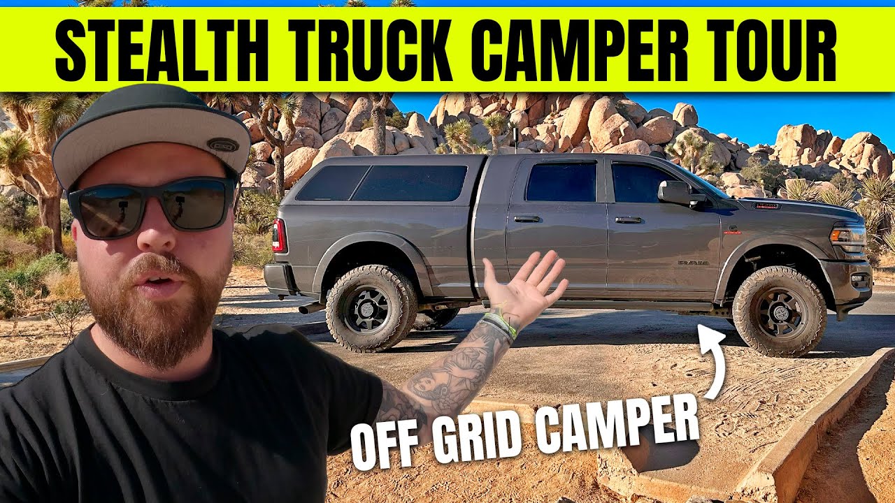 OFF GRID TRUCK CAMPER TOUR - THE BEST BITS - YouTube