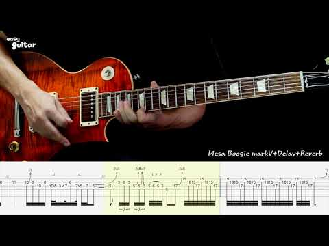 Gary Moore(Tak Matsumoto) - Sunset Guitar Lesson With Tab