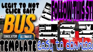 BUS SIMULATOR ULTIMATE/ HOW TO DOWNLOAD TEMPLATE FOR BUS SKIN screenshot 5