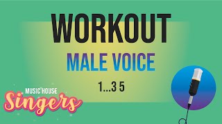 Vocal Workout | Male Voice | 1...35 - major triad | 🎤👱🏻👨🏽🧑🏻‍🧔🏾 4k😎