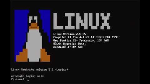 Mandrake 5.1 Linux-RH 5.1 RedHat KDE 1.0 2020/06/28
